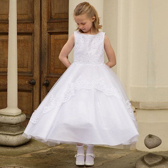 Caramello Communion Dress Celeste